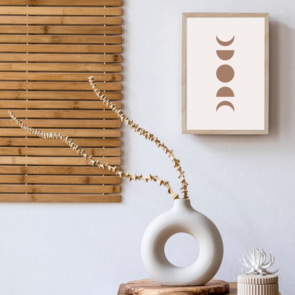 Modern Minimalist Abstract Geometric Wall Art Print Home Decor [No Frame] - Picture 4 of 7